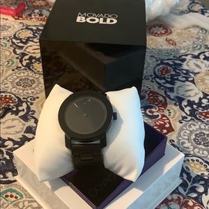 Black Watch Movado Bold used Excellent shape